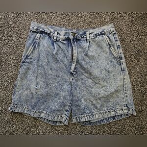 Vintage Gitano Acid Wash Jean Shorts sz 33